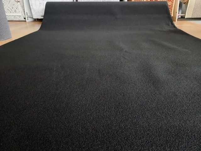 Black Expo Event Rubber Backed Carpet