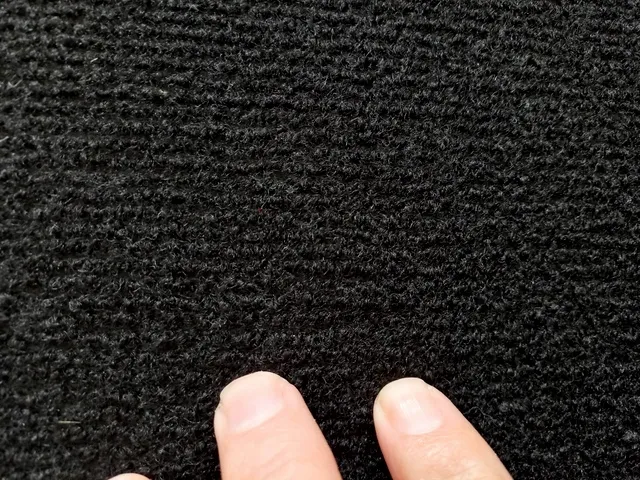 Black Expo Event Rubber Backed Carpet