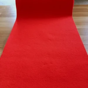 Party Red Rubber Backed Event Wedding Aisle Carpet Runner
