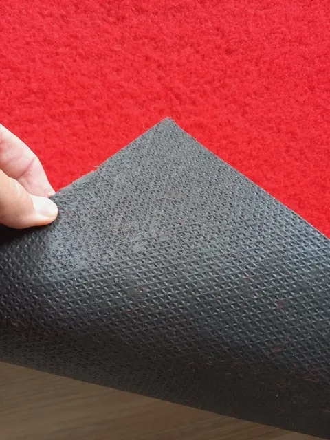 Party Red Rubber Backed Event Wedding Aisle Carpet Runner