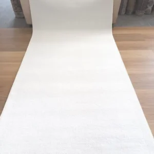 White Grandeur Plush Pile Wedding Event Exhibition Carpet