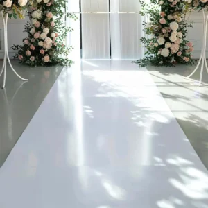 White PVC Aisle Runner